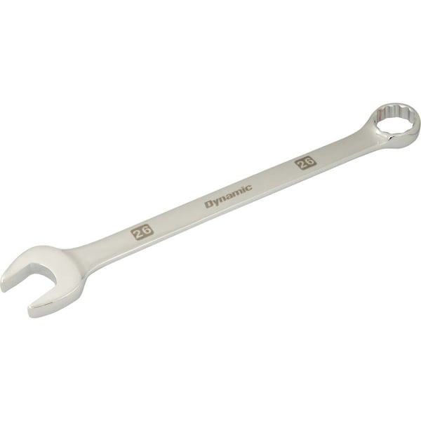Tools 26mm 12 Point Combination Wrench, Mirror Chrome Finish